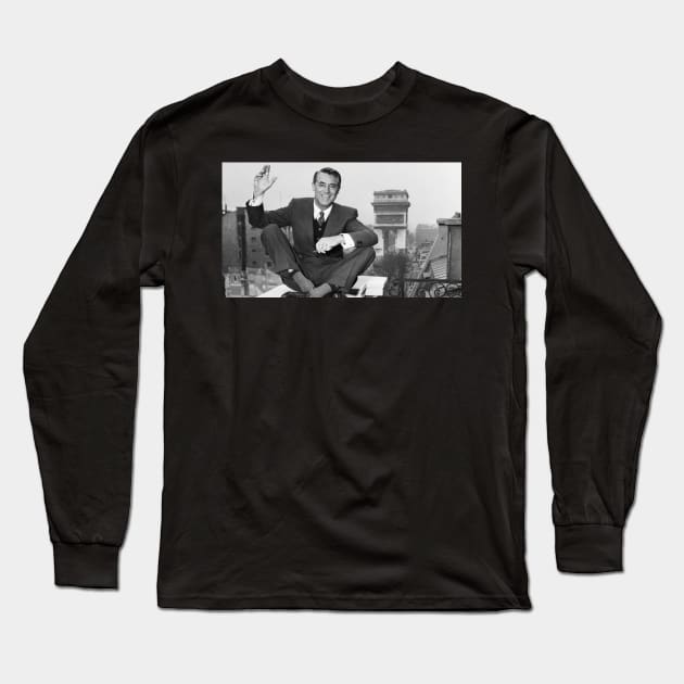 Cary Grant Long Sleeve T-Shirt by KOTFILMS